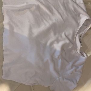 White cropped tshirt